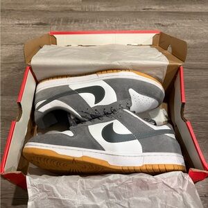 Nike Gray and White Sneakers